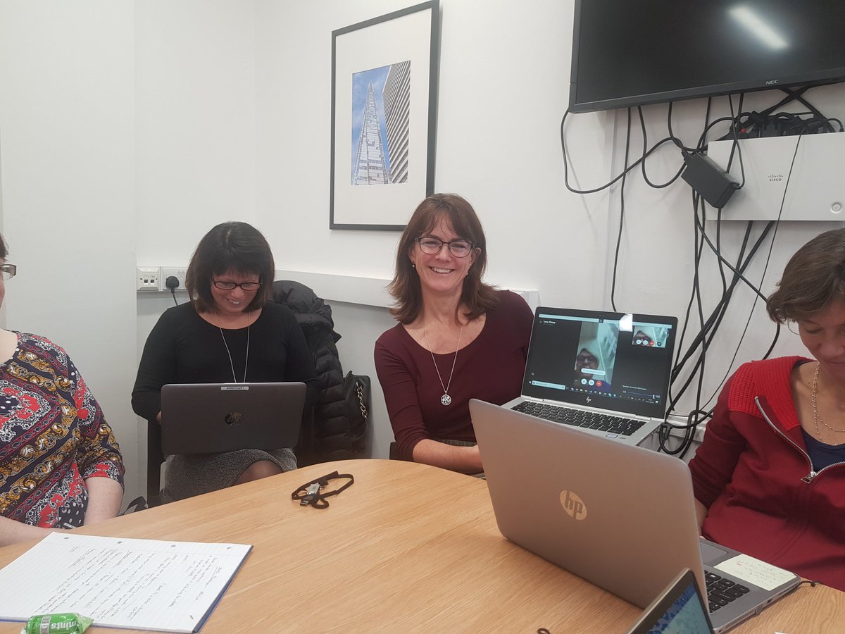 MMooijekind's tweet photo. #EONS President @sharp_lena connecting with the face-to-face meeting of the Research Working Group @elenamarywells @cancernurseEU @profdkelly https://t.co/W6hJu2cqM5