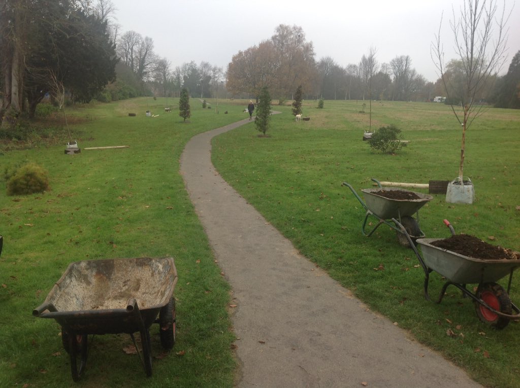 RussellHorsey's tweet photo. @OTPCBristol @forestofavon Back to my roots today in @MSDCnews helping launch what will hopefully be the first of many community tree planting events in MidSussex @TreeCouncil @WoodlandTrust @aglederer #trees #community #treepans @TreePans @BristolTreeFora https://t.co/38Kx2ofiZr