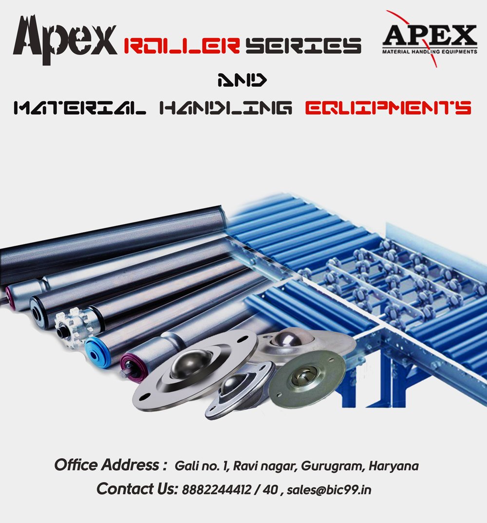 BicIndia's tweet photo. Apex Material handling equipment: Ball transfer units, Rollers and Conveyors #Apex #Caster #Roller #Conveyors #BallTransferunits #Wheel #Casterwheel #clamps #trolleys #Trolleywheels #Castironwheel #nylonwheel #PUwheel #CPwheel #Foldabletrolley #Forgecaster #premiumproducts https://t.co/HAA5D6BNzp