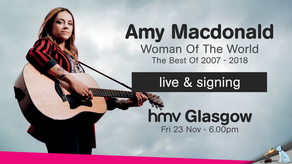 .@Amy Macdonald will be performing live & signing copies of new album #...