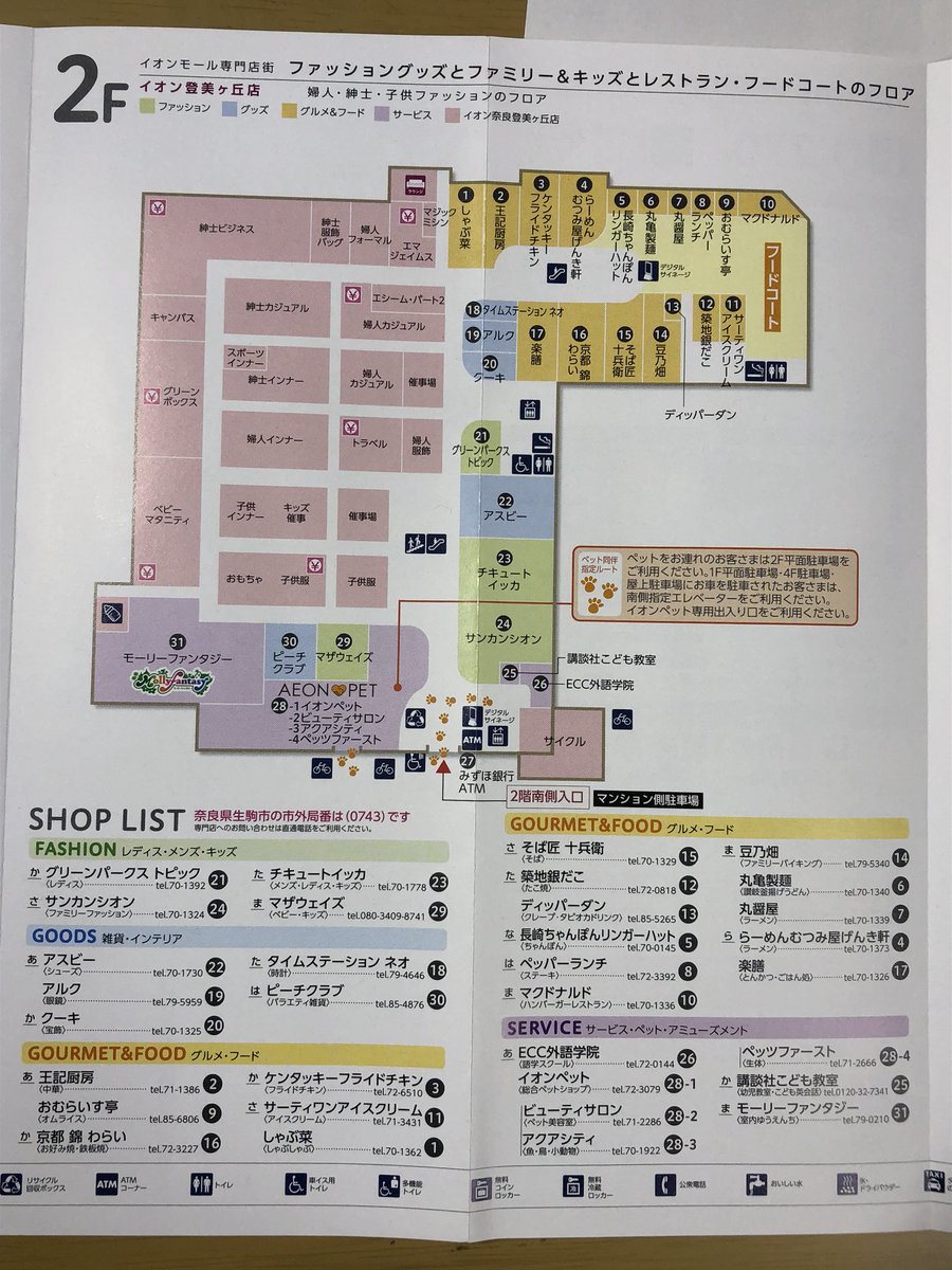 イオンモール奈良登美ヶ丘 2006年、「イオン奈良登美ヶ丘ショッピング