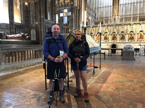 break_charity's tweet image. We would like to say a MASSIVE thank you to @MichelleRenaud3 and @colin_phillips1 who walked 170 miles from Winchester to Canterbury in 9 days, raising £752.74 for Break! #PilgrimsWay #Walk #ChangingYoungLives
#Inspiring #TeamWork read the full story here break-charity.org/news/news-stor…