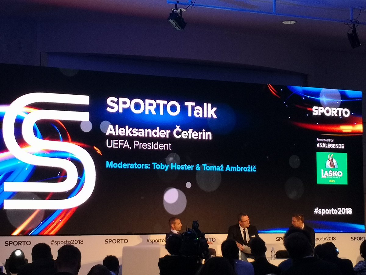 #nalegende @Lasko_Pivo 😉 #SPORTO2018 <a href="/TomazAmbrozic/">Tomaž Ambrožič</a> <a href="/HesterToby/">Sponsorship Coach</a> <a href="/UEFA/">UEFA</a>