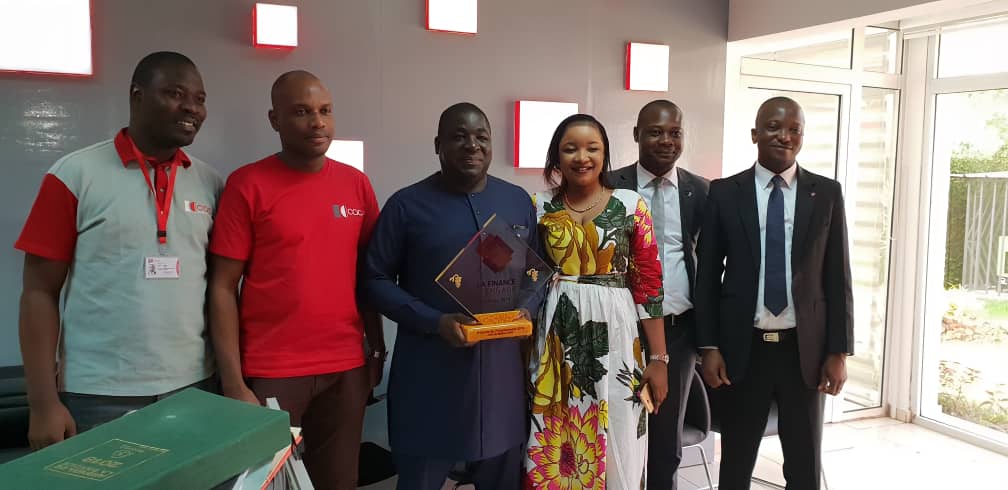 GROUPECOFINA's tweet photo. Nous sommes heureux et fiers  de vous annoncer cette belle nouvelle !!!
Notre filiale ivoirienne,  CAC, a remporté hier lors de l'édition 2018 de "La Finance s'engage",  l'Award du Meilleur SFD (Système Financier Décentralisé) de l'année.
#AfricanSuccessStory #CAC #BestSFD2018 https://t.co/YyTpM1aAQT