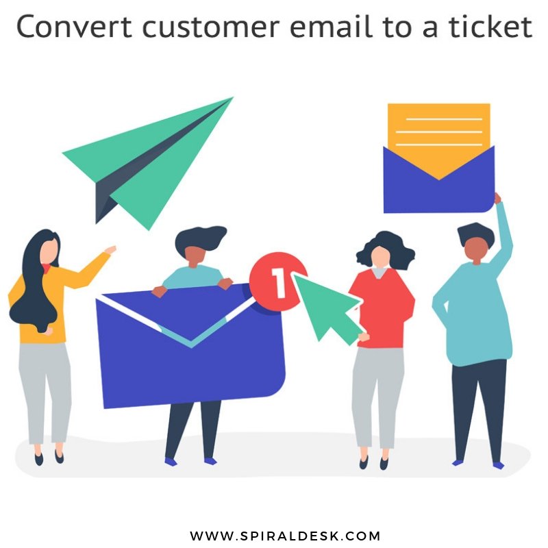 spiraldesk's tweet photo. Convert a normal customer email to a ticket, and engage your customers effectively. @spiraldesk  #helpdesk #tickets #create #manage #support #software #webhosting #cloudhosting #dedicatedserver #CRM #SaaS #integrations #IoT #docker #AWS  #customersupport #tickets #FridayThoughts https://t.co/iR0EiAvYt1