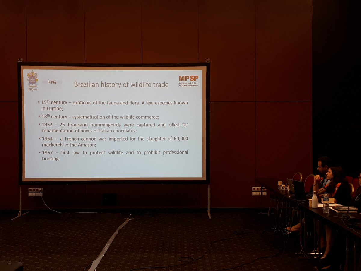 BlgInitiative's tweet photo. We are so grateful for Professor Christiano Jorge Santos and his presentation "Wildlife Trafficking In Brazil: How to Protect Biodiversity and Fight Criminal Impunity" which is addressed in SDG Goal 15 and sub targets 15.5. and 15.7. #SDGs #COP14 #BLGD18 @intsustainlaw https://t.co/N5gUa3iJq6