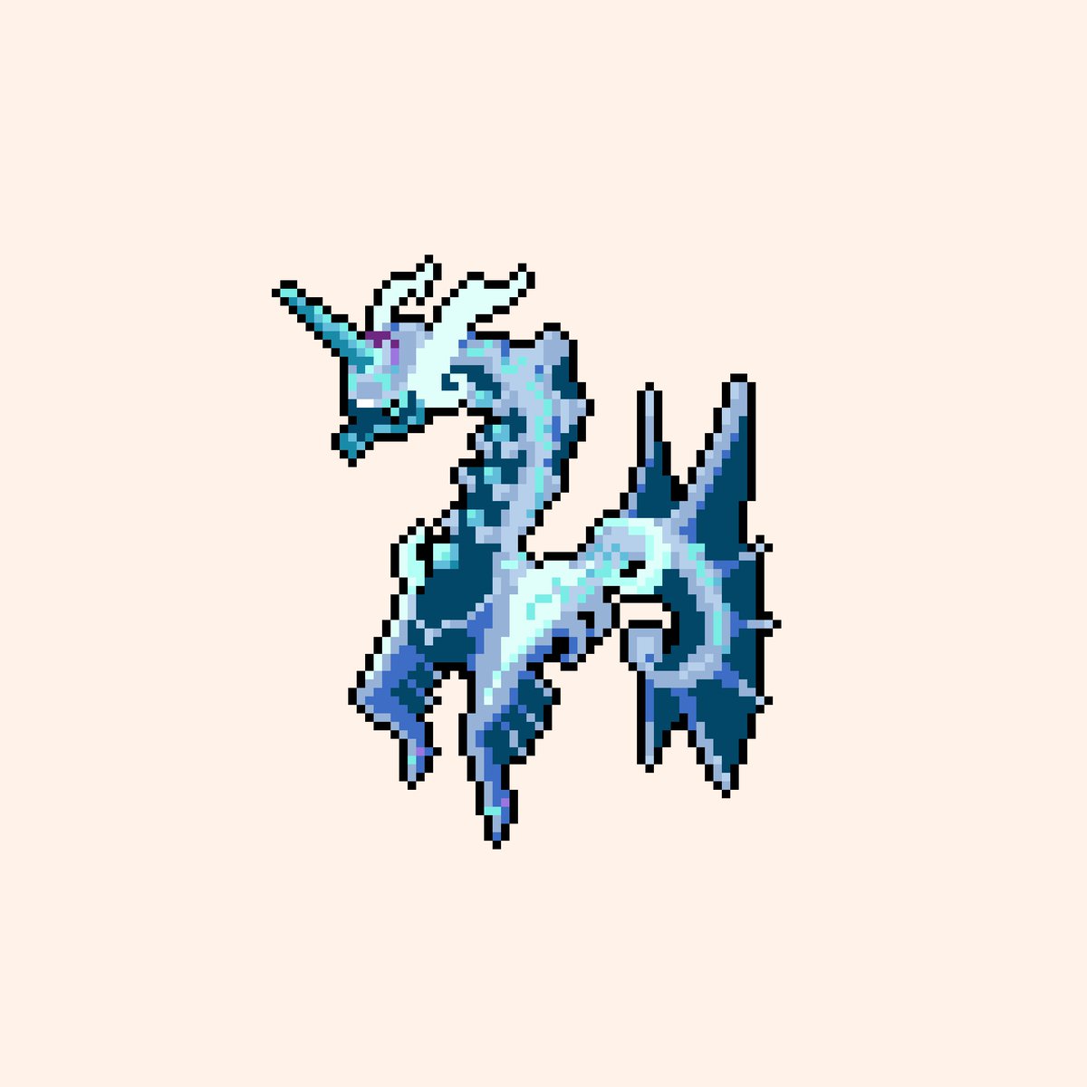 ずぅん Twitterissa Umya1011 はじめまして ずぅんと申します むちゃくちゃかっこいいポケモンだと思い ドットでファンアートを描いてみました 突然しつれいしました T Co Lxzggomq8r Twitter