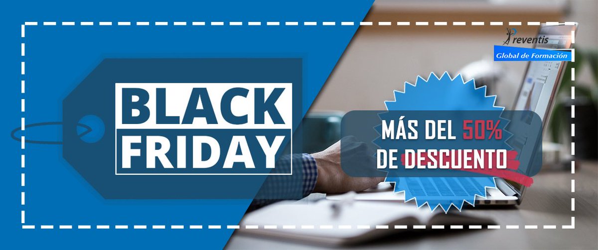 Preventis_Form's tweet photo. ¡Os recordamos que esta semana es #BLACKFRIDAY! 

Pero tenemos otra buena noticia... 😇😊 ESTAS #OFERTAS SE MANTENDRÁN HASTA EL 30 DE NOVIEMBRE 👏👏👏

🔥🔥🔥 ¡#DESCUENTOS con MÁS DEL 50% en #CURSOS! 🔥🔥🔥 

➡ Mira estas #ofertas en nuestra página web: https://t.co/dSE0Hk0Ef0 https://t.co/QxWQAMDwFK