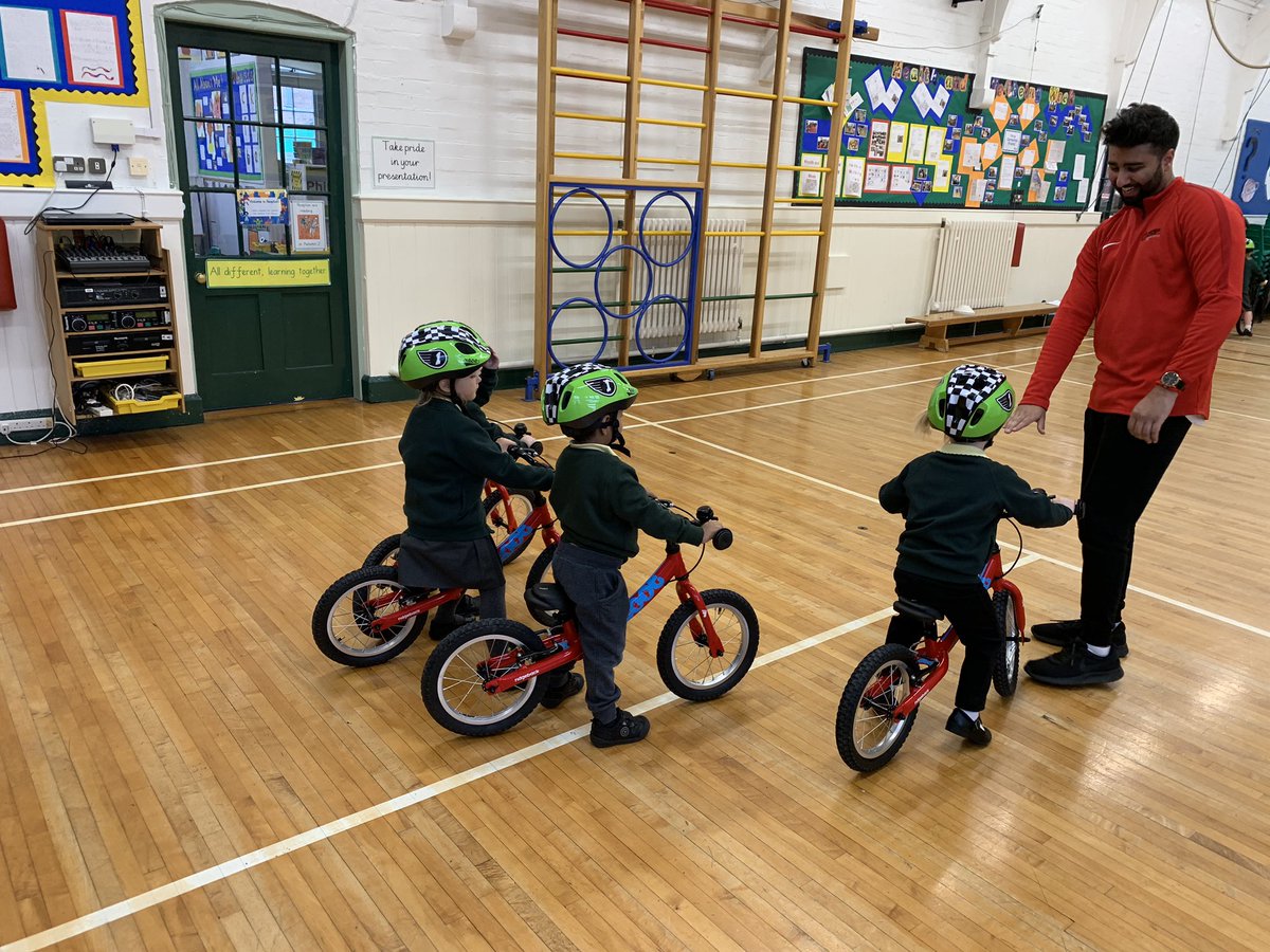 Shrubstreet's tweet photo. Great progress being made with our Bikeabaility sessions in EYFS #ShrubStreetSport #PremierActive https://t.co/Y6ZwGBStkK