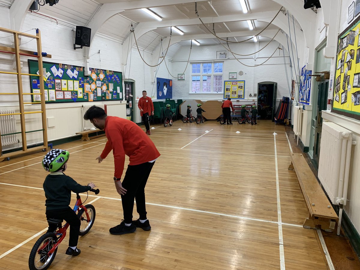 Shrubstreet's tweet photo. Great progress being made with our Bikeabaility sessions in EYFS #ShrubStreetSport #PremierActive https://t.co/Y6ZwGBStkK