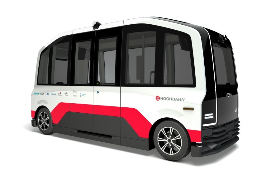 #Hamburg's first autonomous vehicle is called #HEAT and starts 2019 to train driving in HafenCity. from 2021 he should then support the local public transport #HVV