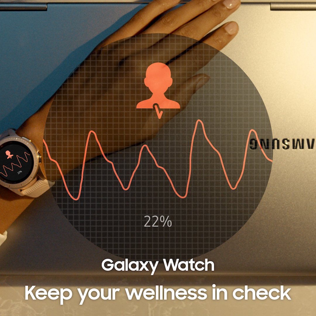 Stay on top of your wellness without missing a beat. #GalaxyWatch
Learn more: http://smsng.co/GalaxyWatch_ift