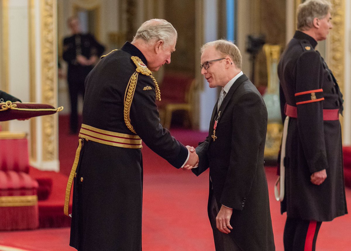 Well, what a day it was. Thanks so much for everyone’s support. OBE for Services to British Watchmaking.