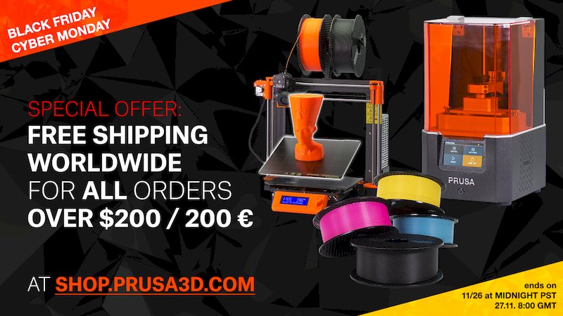 prusa i3 mk3 black friday