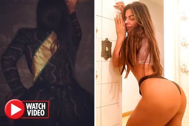 Miss BumBum @SuzyCortez_ shows off sexy twerking skills in VERY see-through  dress https://t.co/FL4fjYSbHH