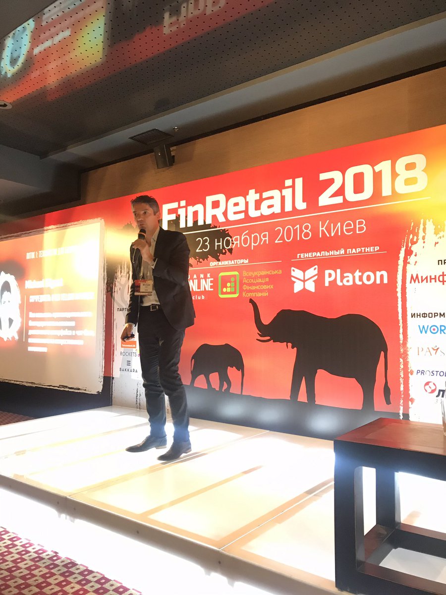 <a href="/michaeldiguet/">Michael Diguet</a> is sharing information about <a href="/yelloanfrance/">Yelloan</a> at #finretail in Kiev! Good to see other international players in the space!