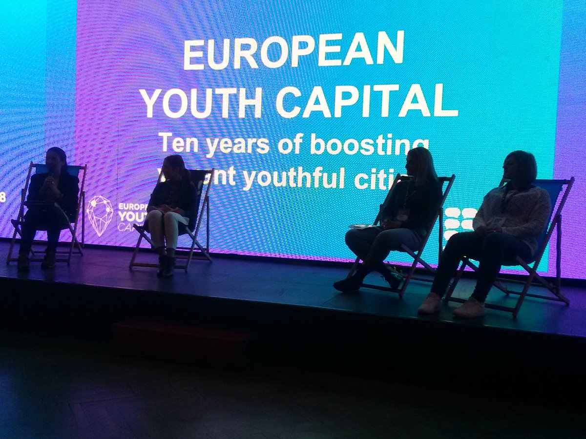 Time to debate on the European Youth Capital. Let's talk with four of the last European Youth Capital representant !
We wish that @AmiensMetropole will be at the height of these #EuropeanYouthCapital 
Thank you for sharing !
 #YFJGA 
Cc @youthforum @Cnajep @La_FAGE @lafaep