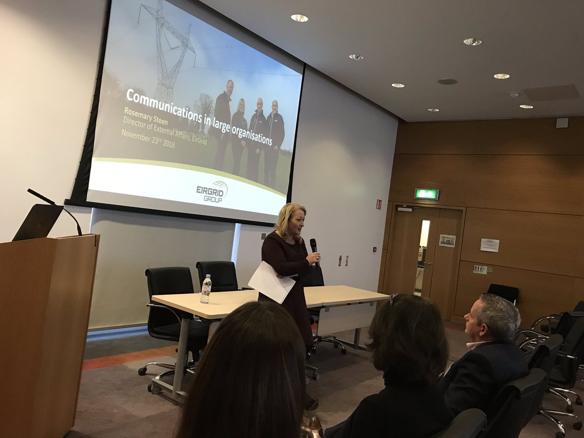 LocalGovIre's tweet image. There was a huge gulf between an excellent technical staff and the outside world, who didn’t understand what @EirGrid was and what our role is - my job is to bridge that gap - Rosemary Steen, Director of External Affairs #LocalGovComms