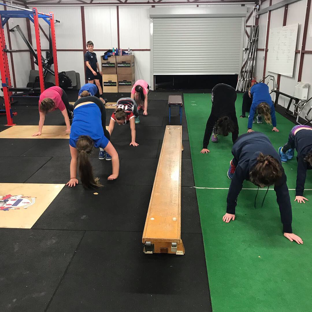 AthleticSurge's tweet photo. Ballymena Swimmers progressing well! Movement, coordination, jump &amp; land, strength work. #bettereveryday #simpledonewell #kidsthatlift 
#strengthandconditioning #swimming #landtraining #ballymena #swimclub #youth #getstrong #reduceinjury #sportsperformance #athleticsurge https://t.co/DKstEAxgWd