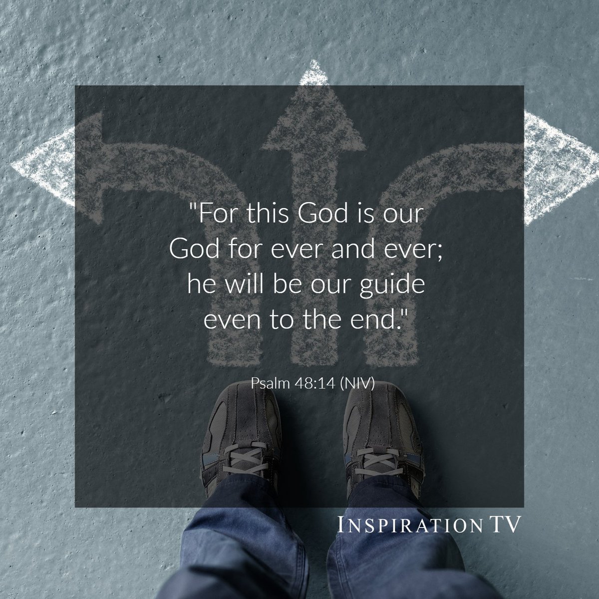 'For this God is our God for ever and ever; he will be our guide even to the end.' -Psalm 48:14  Be inspired daily. Read more: ini.tv/dailyinspirati…. #dailyinspiration #LoveofGod #Faithfulness #Righteousness #Forgiveness #GodourGuide #SelfControl #FinishStrong