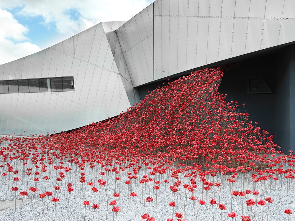 1418NOW's tweet photo. This weekend is your last chance to see Poppies: Wave at @IWMNorth @I_W_M as part of the 2018 #PoppiesTour. Free to view until this Sunday: https://t.co/FeAZpEaQTA https://t.co/28aDeOUxV0