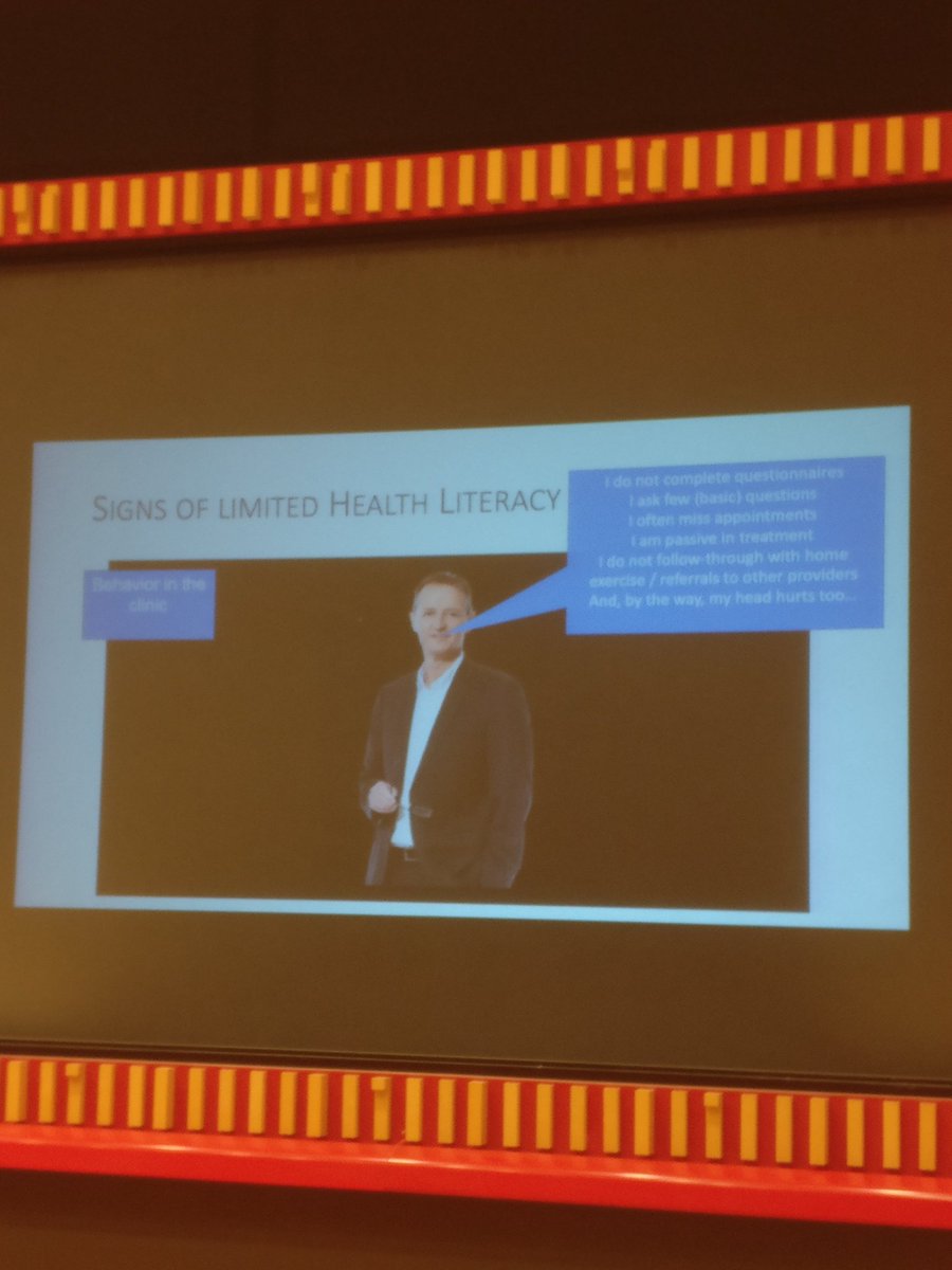 How to spot a person with limited health literacy
#theimpactofwhatwetellourpatients