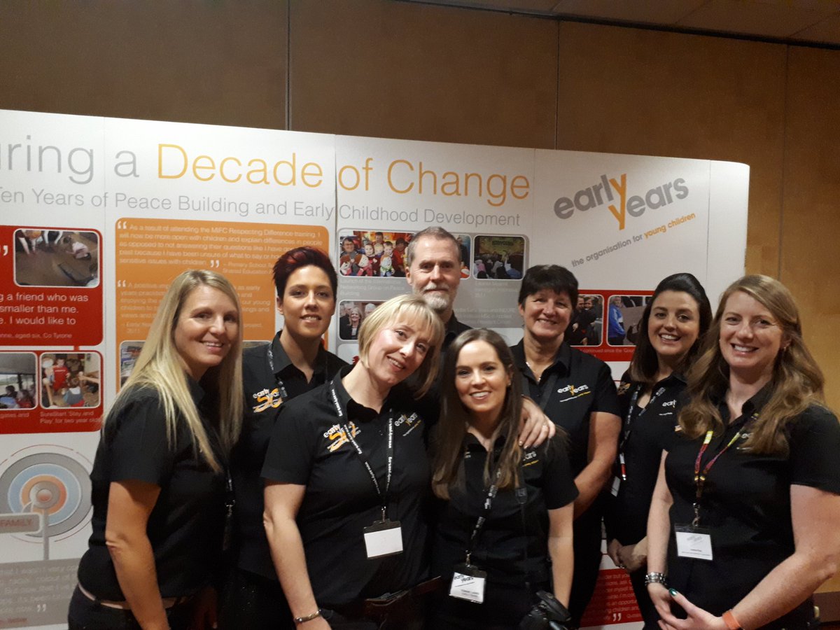 earlyyearsorg's tweet photo. The dream team - attending the #EYConf18 today and have any queries or request, please let any of the conference staff know. https://t.co/nLinUrz0sd
