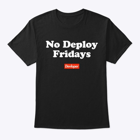 iamdevloper's tweet image. It's Black Friday, which means 1) don't deploy, of course and 2) spread the good word to your colleagues:

tspr.ng/c/no-deploy-fr…
tspr.ng/c/no-deploy-fr…

Use code "DEPLOY" at checkout for a 10% discount (valid today only)

#NoDeploymentFridays