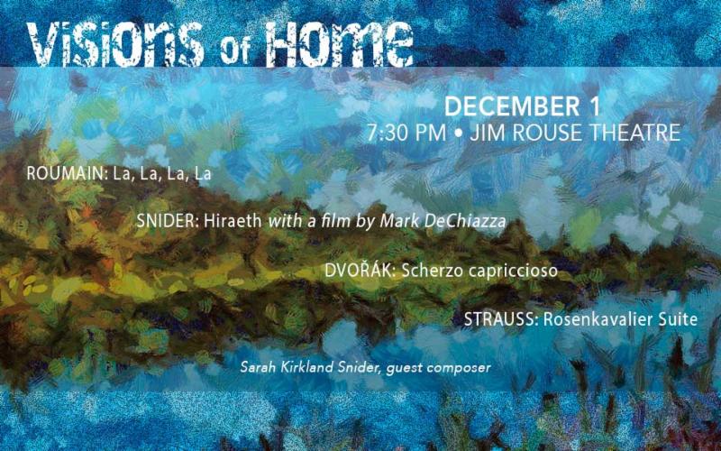 ColumbiaOrch's tweet photo. Black Friday Special! Today only! Use discount code Friday5 for $5 off each ticket to Visions of Home on Dec. 1 at 7:30 at the Jim Rouse Theatre where you purchase online! https://t.co/lb3AcOBMfr https://t.co/1a7zt4hUXO
