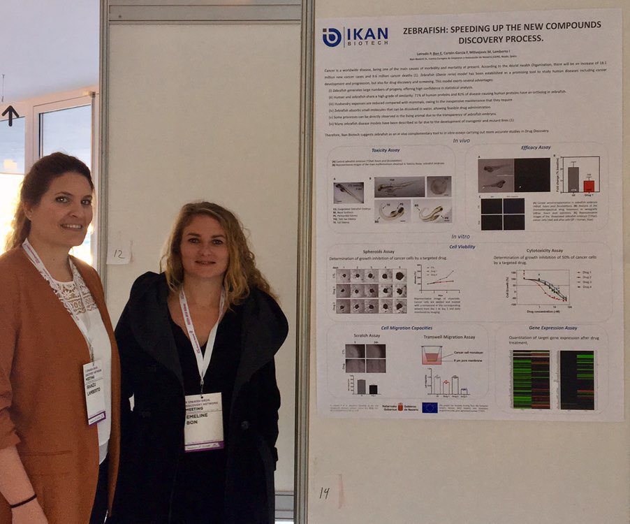 ikan_biotech's tweet photo. Happy to present our zebraoncofish technology in #SDDN18 @H2020SME #EIC_EU #zebrafish #avatar #cancer https://t.co/gUKwW37G3u