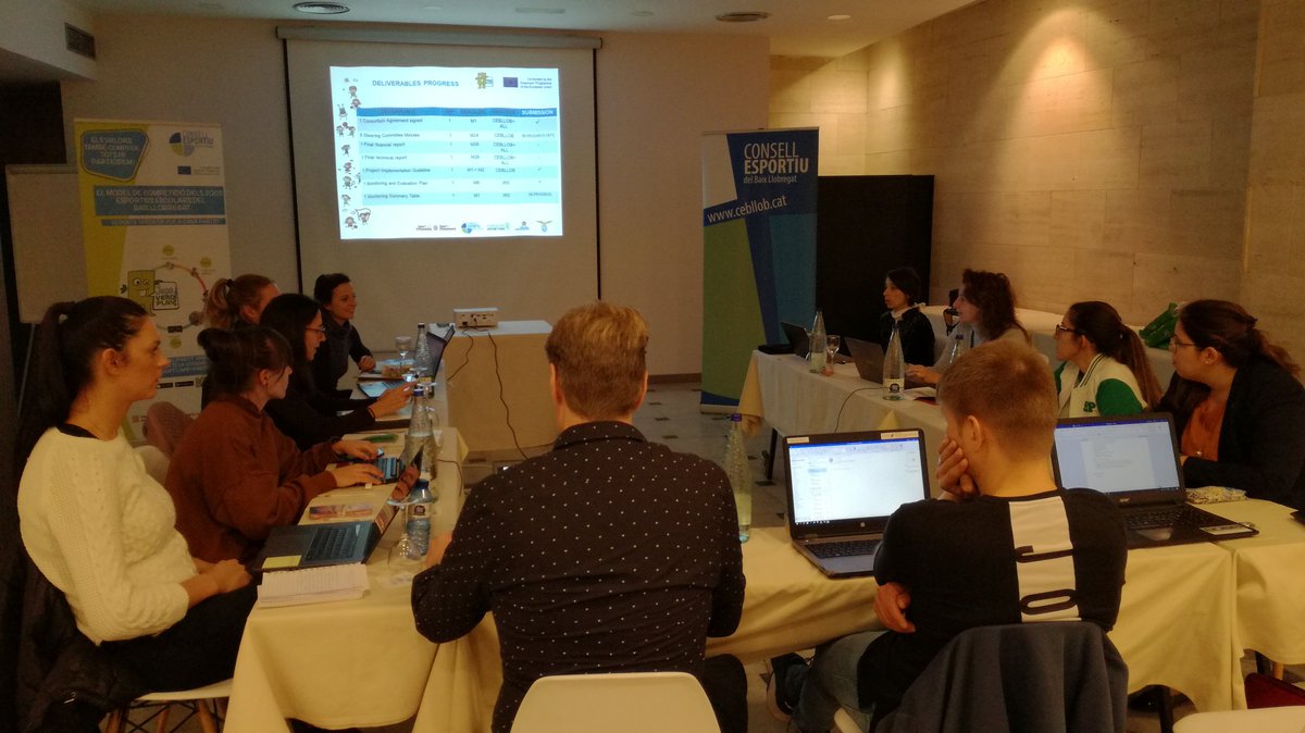 SportandCitizen's tweet photo. After the final conference, #GreenPlay partners meet one last time to talk about the last milestones #Valuesalsocount https://t.co/FDo9eit8UW