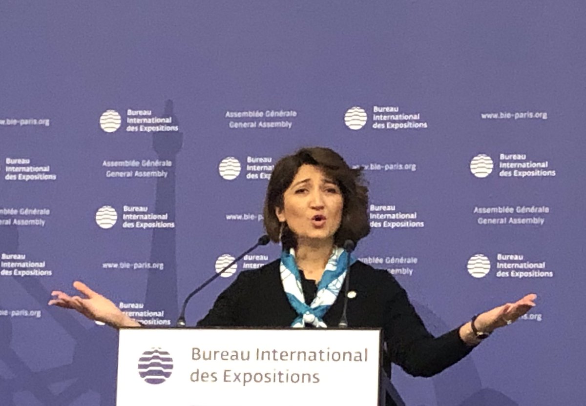 With Azerbaijan’s proposed human capital theme for #Expo2025, Baku citizen Vafa Musayeva tells #BIE164: “we want to use our humanity, compassion and intelligence to make an abundant and meaningful life for everyone, everywhere”