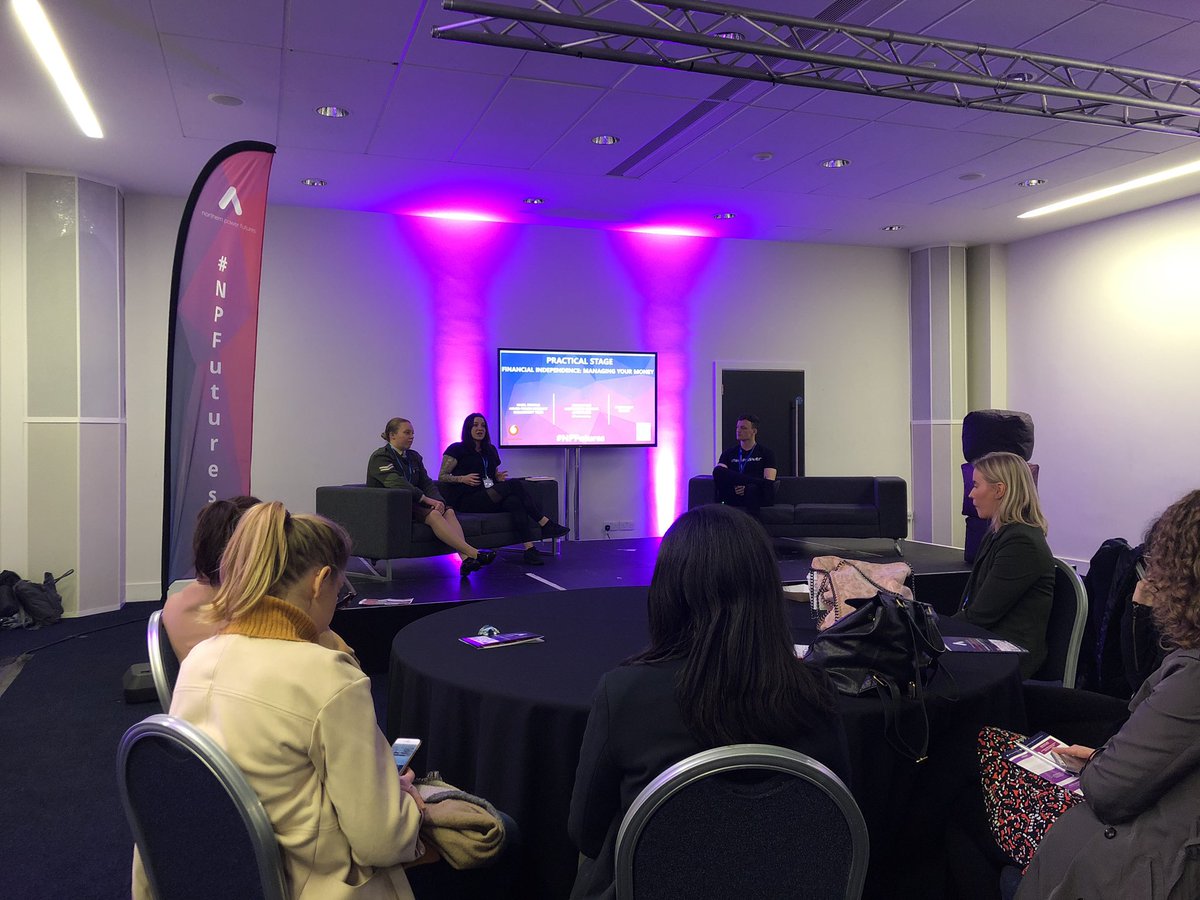 MyCardApp's tweet photo. @betternotstop chairing the panel at the Practical stage on financial independence #npfutures https://t.co/9wRSLhJx13