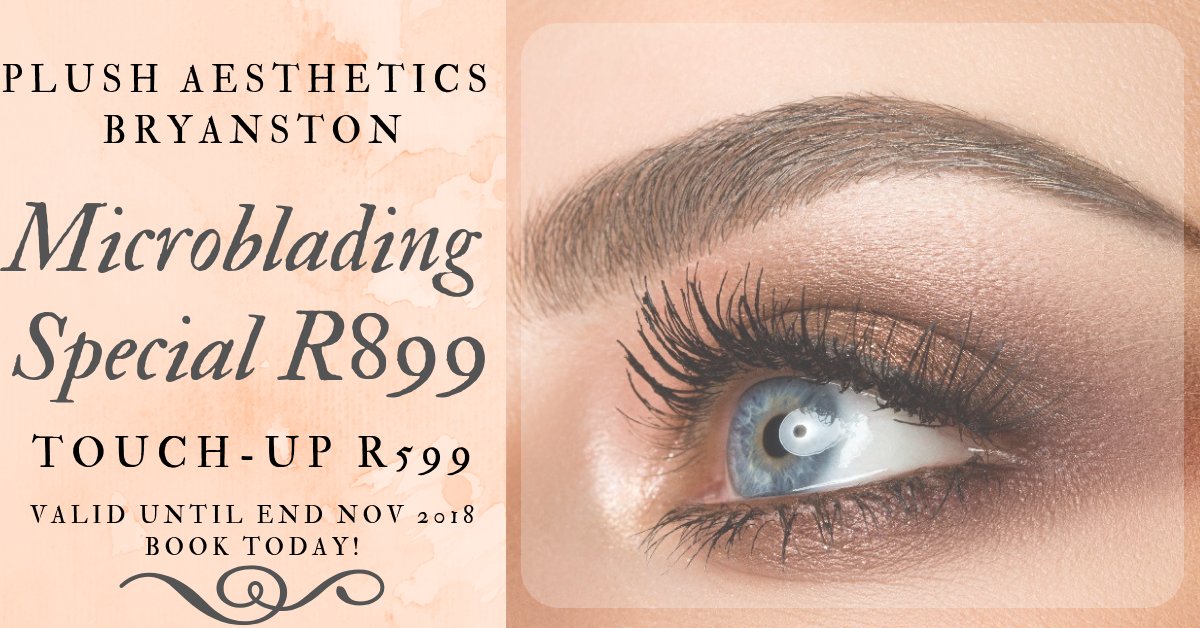 Don't Miss out on the Amazing Black Friday Specials at Plush Aesthetics Bryanston.💋
Call them 082 5151162!
31 Cowley Road, Bryanston 
#BlackFriday2018 #bryanston