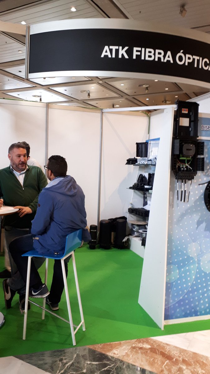 cineytele's tweet photo. Stand #atkfibraoptica en #ACUTEL2018 https://t.co/bjPCgHAbyc