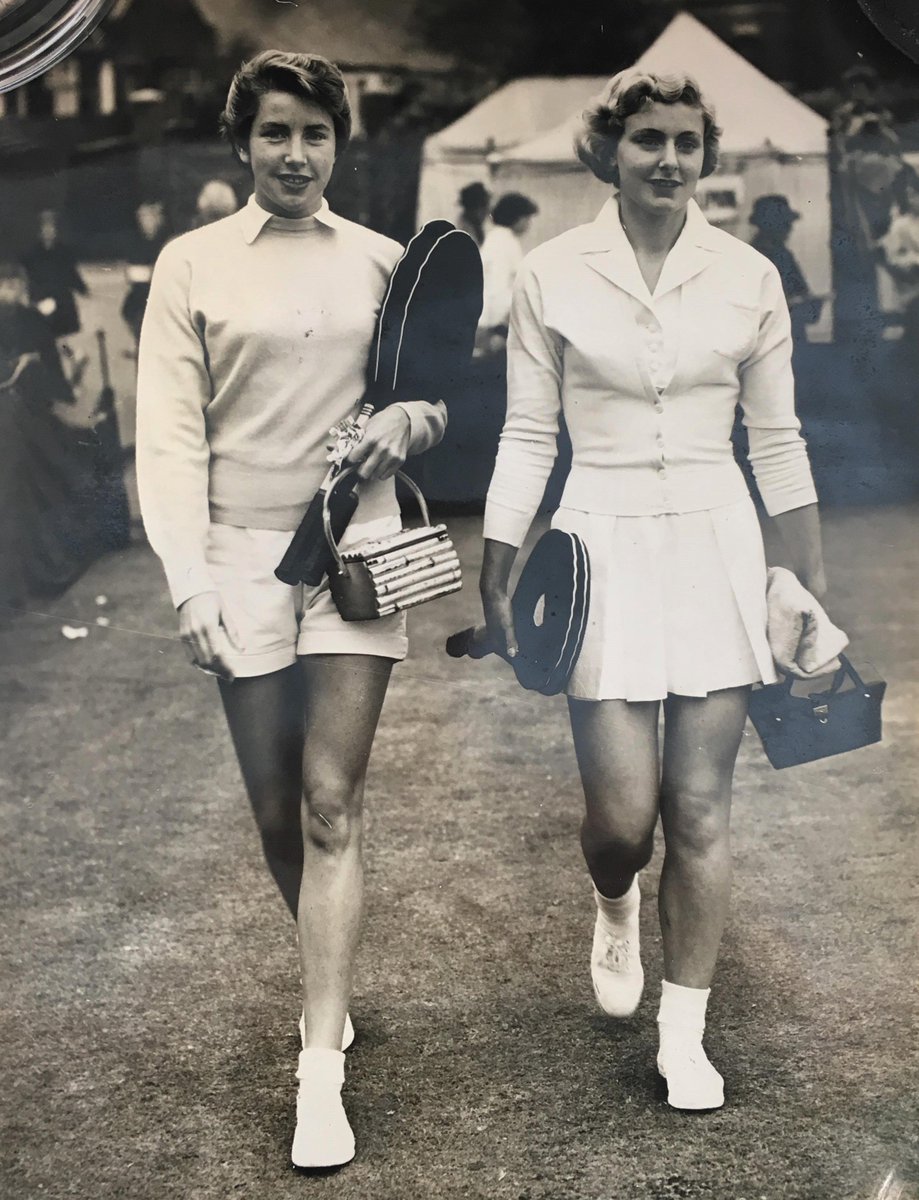 And to finish off today’s #SportingArchives, we have this photograph of Heather Brewer and Jennifer Middleton at the Welsh Lawn Tennis Championships at Newport in 1954.

For more information, visit facebook.com/GwentArchives