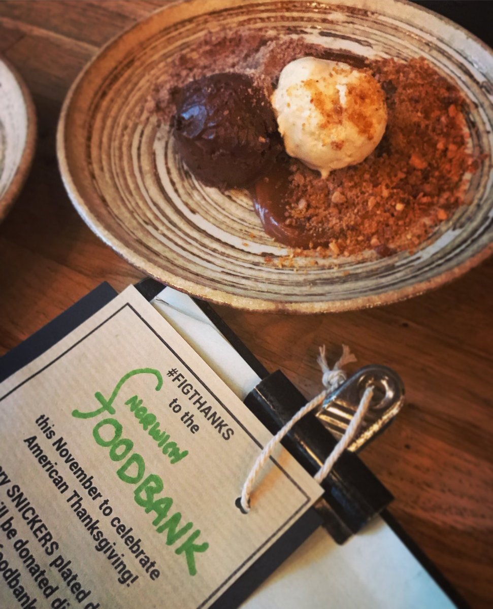 Don’t forget: £2 from every Snickers #plateddessert sold in November goes directly to support the <a href="/norwichfoodbank/">Norwich Foodbank</a> ❤️❤️ Alongside our tinned food raffle and 50p donation from every spiced apple cake also going to the Foodbank, what are you waiting for? #eatcakedogood ❤️❤️