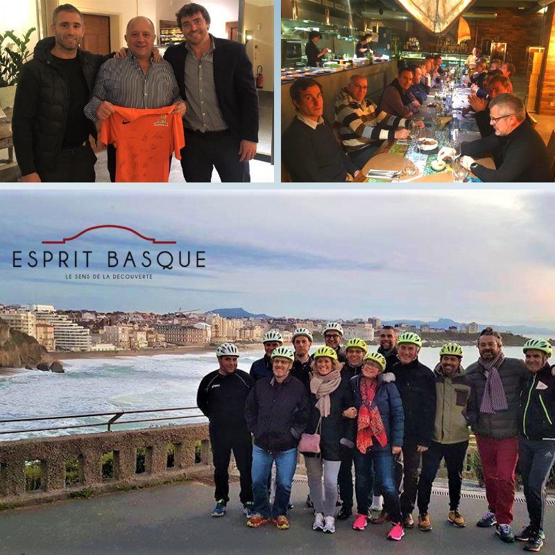EspritBasque's tweet photo. 🙏Merci à ce groupe pour leur confiance renouvelée et merci aux prestataires dont les @LesRouesdeLilou .
Vous aussi faites nous confiance pour un séminaire réussi!
 #seminaire #seminairecotebasque #eventprofs #voyagesdaffaires #biarritz  #saintsebastien #cotebasque  #espritbasque https://t.co/XXUTLXMti2