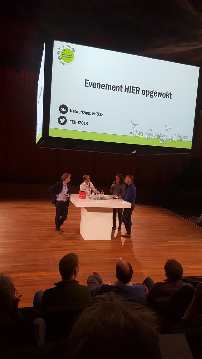 Goed verhaal van de ontwikkelaars! Energiecoöperaties GELIJKwaardige, professionele partner bij windontwikkeling. Met eigen identiteit. Windproject is emotie voor de omgeving. Hiermee ontstaat waardevolle &amp; effectieve verbinding tussen project &amp; omwonenden/participanten #EHO2018