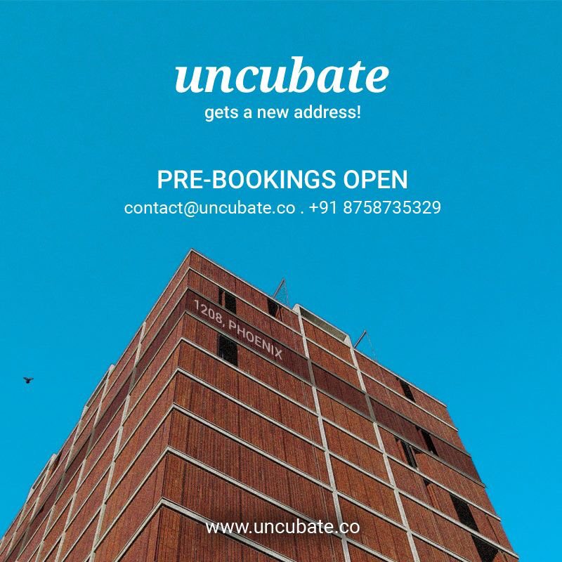 UNCUBATE is relocating. 
We are enthusiastic to give your business a newer address  to soar higher. Book your desk with us. 

#coworkingspace #coworkingahmedabad #coworking #startup #startupahmedabad #entrepreneur #business #startupcommunity