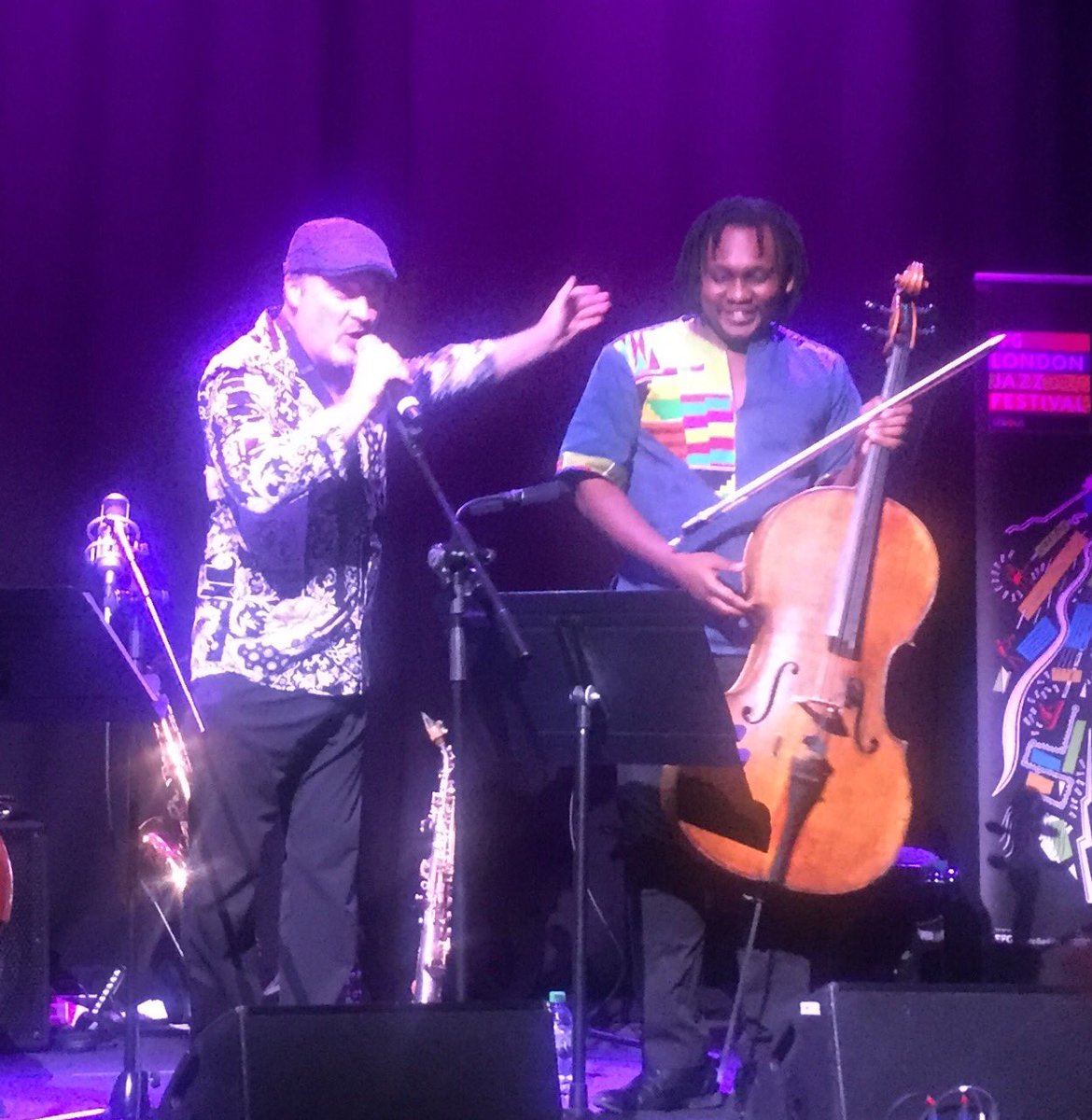 vincecpope's tweet photo. There aren't enough superlatives to describe #TimGarland and his music. Fantastic gig last night at #kingsplace with the amazing South African #AbelSelaocoe (cello) l. His #weatherwalker album is a revelation. https://t.co/P6Gd6vWMcS