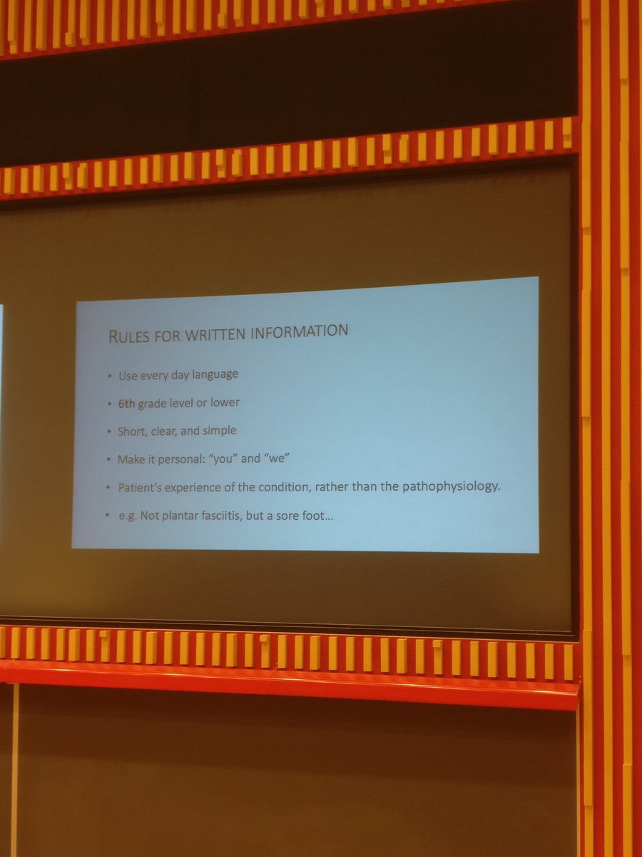 How to written information
#theimpactofwhatwetellourpatients