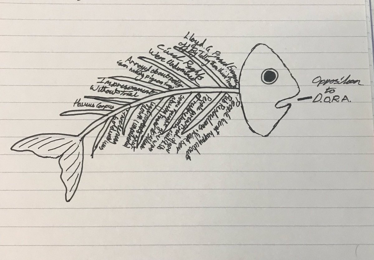 ForfarSocSub's tweet image. In Higher History today we were doing fishbone diagrams on opposition to DORA (not the explorer). #greatfish #revisiontool #goZak