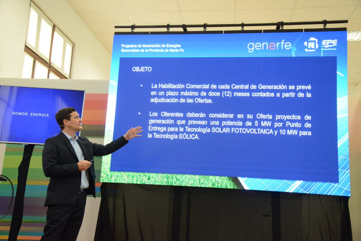miguelcappiello's tweet image. Santa Fe tiene un modelo propio de energías renovables que se afianza cada vez más! Hoy se presentó el programa #Generfe, a través del cual se desarrollarán parques solares y eólicos para la generación de energía eléctrica en toda la provincia mejorando la calidad del servicio.