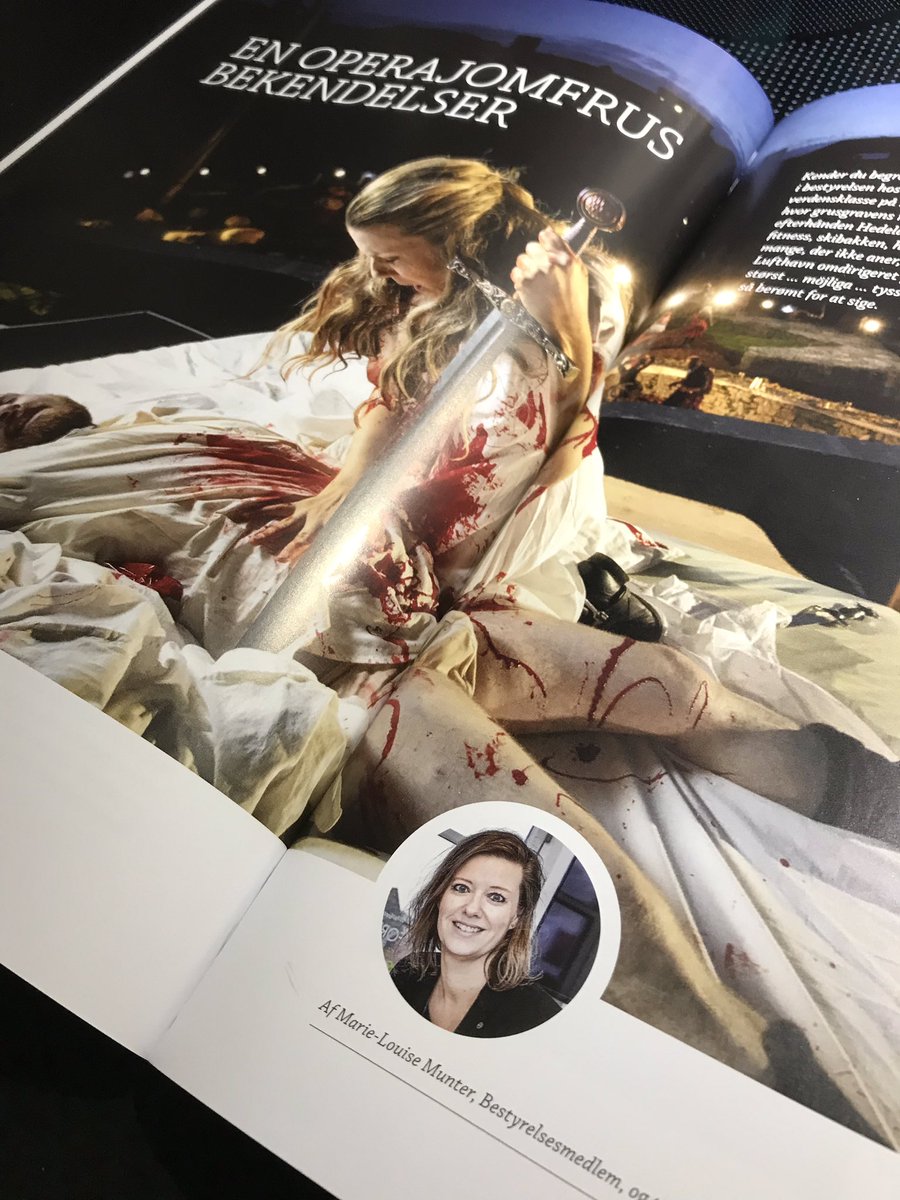 missmunter's tweet photo. Jeg har noget at bekende ... Det skriver jeg om i årets udgave af magasinet #juliroskilde #operajomfru #operahedeland https://t.co/pG1z9yhDjS