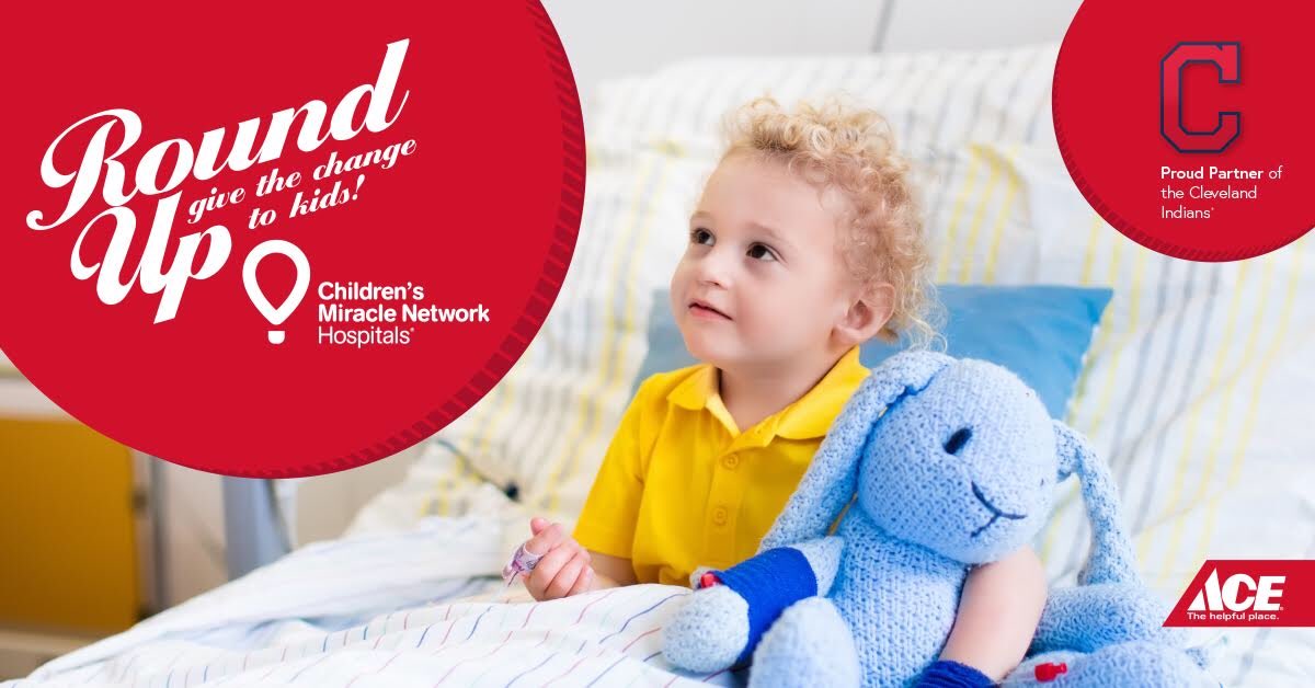 acehardwaremen1's tweet photo. The Children’s Miracle Network "Round Up" Campaign starts today and runs through Christmas! Stop in the store to find all those great Christmas buys and help support children in need! #acehardware https://t.co/ygA94sVE00