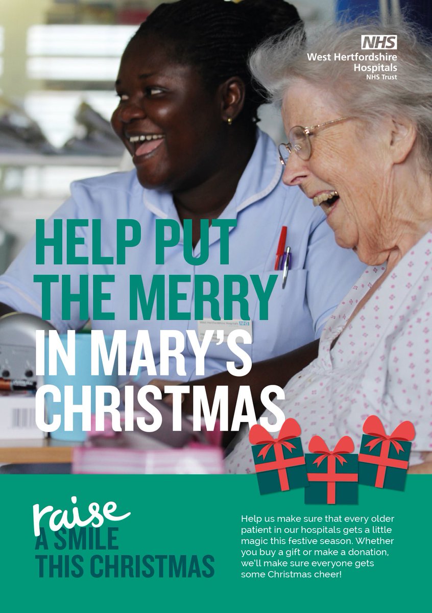 C_Interpartners's tweet photo. RAISE is live for #Christmas! Our #brand for West Herts Hospital #Charity is Raise, and the first campaign we’ve designed is to make sure any elderly patients spending Christmas in hospital get a gift from the community. #give https://t.co/JE4GPv6LPD