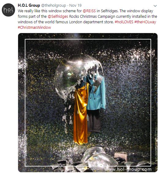 StracoRecruit's tweet photo. #TweetsOfTheWeek | Take a look at the tweets that caught our eye this week. 🎉🍾🌕✨

#RetailDesign #RetailFocus #Christmas #ChristmasWindow #Reiss #Selfridges #VMDA2018 #LightFestival #LeedsVictoria #Flowbox #VisualMerchandising #LeedsChristmas https://t.co/FWwSkChps0