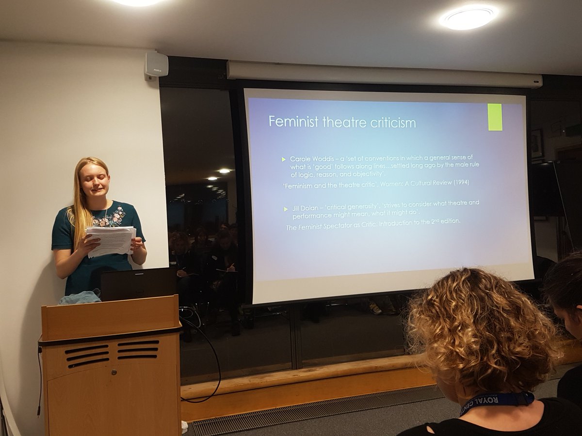 PlatformJournal's tweet photo. @hgreenstreet1 posing the question “How do you write about a show that is already so meta-critical” at our #oncriticism symposium https://t.co/uiIPuJ0rX3