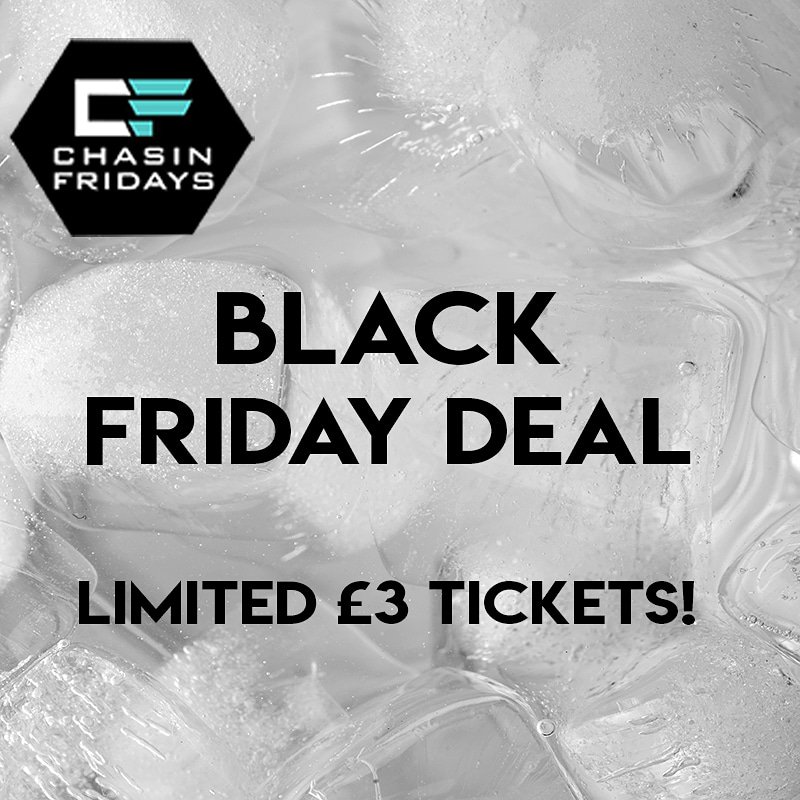 ChasinFridays's tweet photo. Here's a #BlackFridayDeal you'll actually use! Use code CFBLACKF when buying tickets - hurry it only last until Monday! Ticket link in bio. #livemusic #karaoke #londonnightout https://t.co/vmdwfiRrQQ